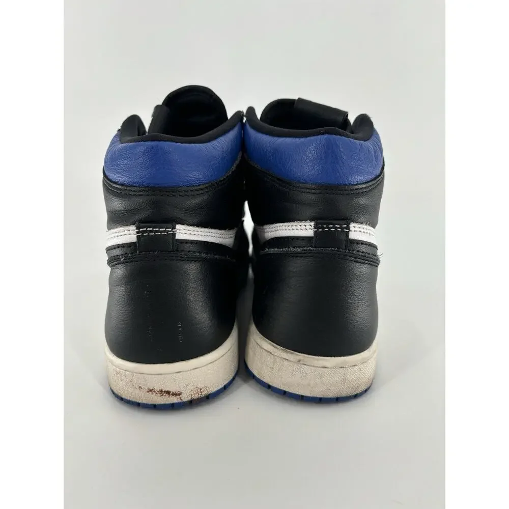 Jordan 1 Retro High Royal Mens 11 Blue White Black High Tops Leather 555088-041